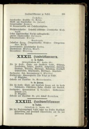 Handelskammern