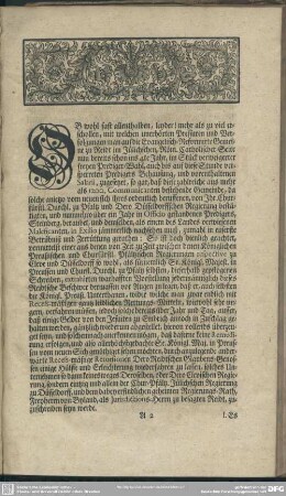 [Vorstellung und aktenmäßiger Auszug der Religionsbeschweden]
