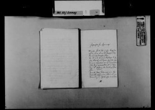 Schreiben von Josef Haas, Neuhausen, an August Lamey: Verwendung von Haas im Schulwesen.