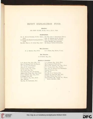 Egypt Exploration Fund