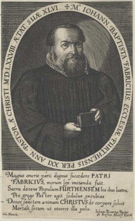 Bildnis des Johann Baptist Fabricius