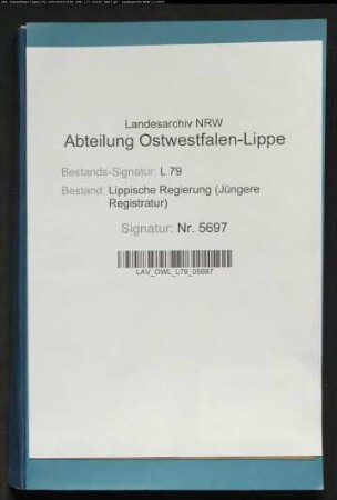 Austausch der standesamtlichen Zählkarten, Band 1