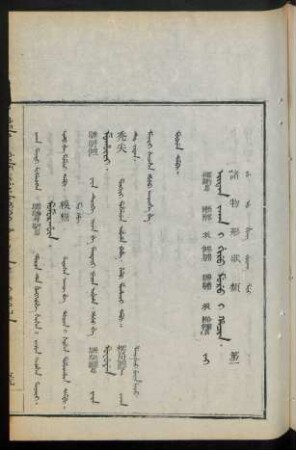 Eiten jaka i giru muru i hacin. jai = 諸物形狀類 第二