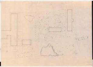 Botanischer Garten Diomedes der Universität Athen: Lageplan 1:200