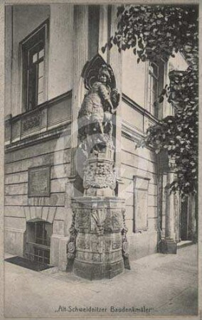 Florianstatue am Rathaus von Schweidnitz