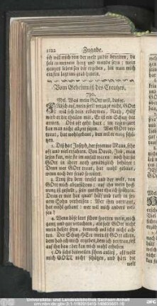 Vom Geheimniß des Creutzes.