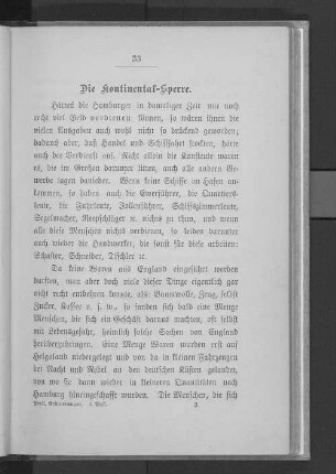 Die Kontinental-Sperre.