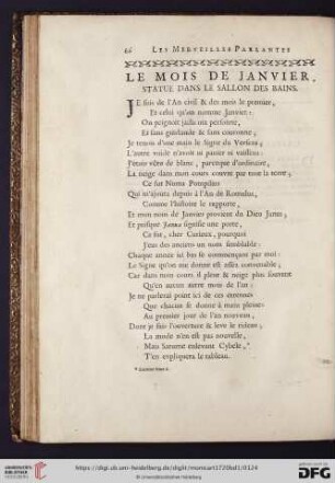 Le mois de janvier