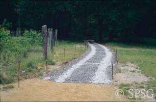 Potsdam, Park Sacrow, Südlicher Verbindungsweg zwischen Uferweg und Fährstraßenecke.