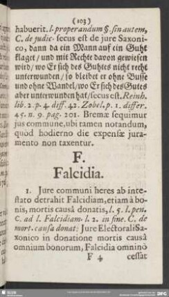 Falcidia - Furtum domesticum