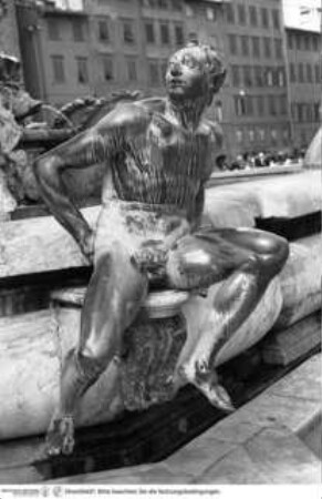 Neptunbrunnen, Faun