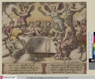 [Les dieux célébrant les nôces de Psyché et de l'Amour; The Gods Celebrating the Wedding of Psyche and Cupid; Die Götter feiern die Hochzeit von Amor und Psyche]