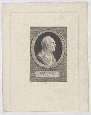 Bildnis des Prosper Jolyot de Crébillon