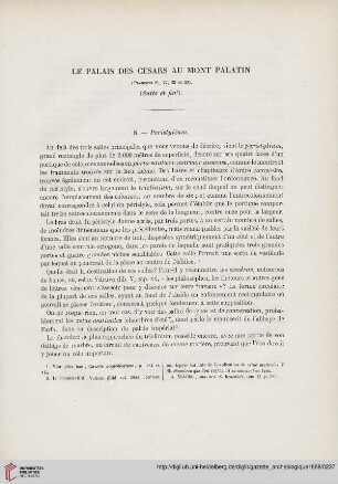 13: Le palais des Césars au Mont Palatin, [3]