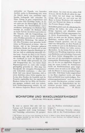 2: Wohnform und Wandlungsfähigkeit
