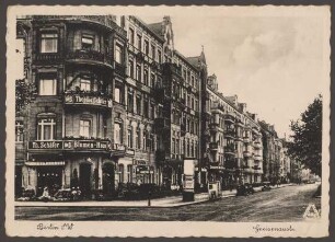 Ansichtskarte "Gneisenaustraße", Ecke Südstern [1/2]