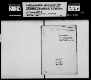 Goldscheider, Rigina geb. Rubinstein, Witwe, Heidelberg Käufer: Elisabeth Franke geschiedene Hollenbach geb. Dippel, Heidelberg Lagerbuch-Nr. 801 Heidelberg