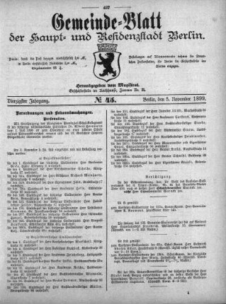 1899,45: No. 45, 5. November 1899