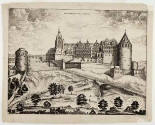 Heidelberger Schloss von Norden gesehen