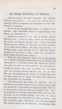 25-46 Zur sittlichen Beurtheilung der Gegenwart