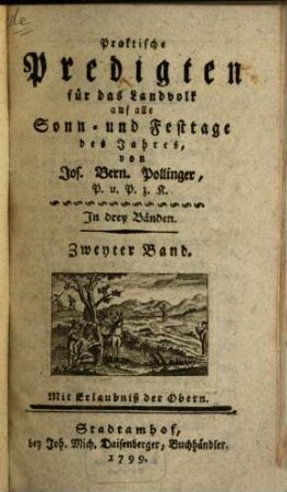 Praktische Predigten für das Landvolk auf alle Sonn- und Festtage des Jahres, 2