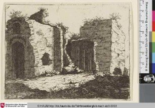 [Landschaft mit im Schatten liegender Ruine; Landscapes with Ruins]