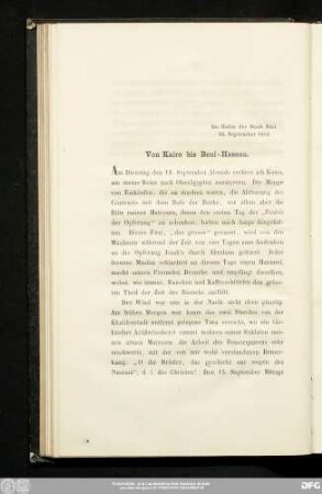 Von Kairo bis Beni-Hassan.