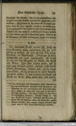 Das Gleichniß. §. XIII.