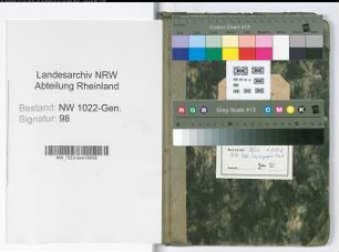 Verzeichnis der Entlastungszeugnisse Nr. 1 - 7307 (chronologisch)