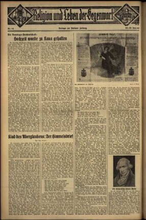 Vierte Ausgabe vom Samstag, den 18. Januar 1936.
