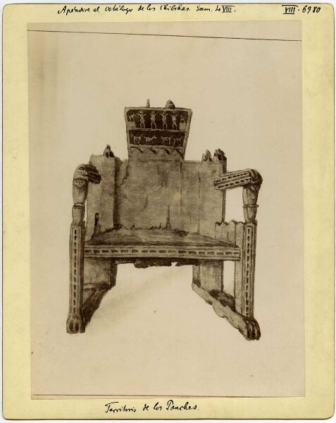 Chaise, Apéndice el catalogo de las Chibchas Lam. L VIII