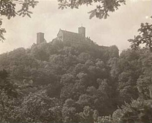 Thüringen. Eisenach. Die Wartburg von Südosten