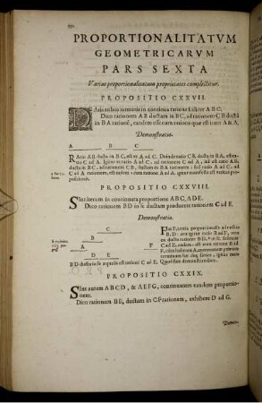 Pars sexta. Varias proportionalitatum proprietates complectitur.
