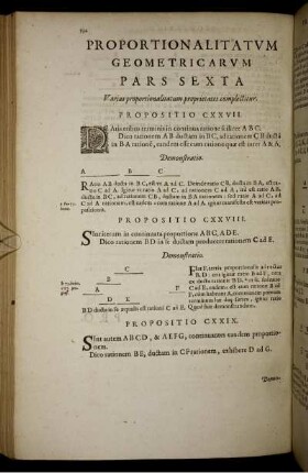 Pars sexta. Varias proportionalitatum proprietates complectitur.