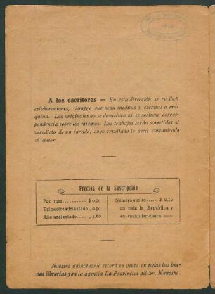 A los escritores