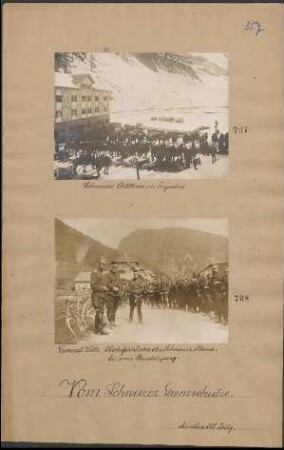 Schweizer Artillerie im Engadin