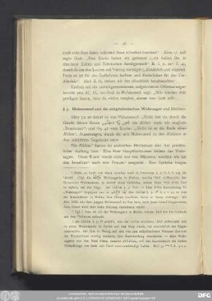 § 3. Muhammed und die zeitgenössischen Wahrsager und Dichter.