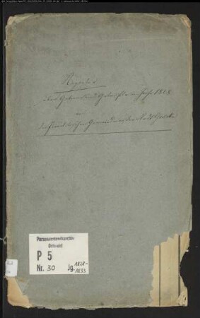 Zivilstandsregister der Juden für den Ort Geseke (G 1828-1833) (Gemeinde: Geseke,Kreis Lippstadt)