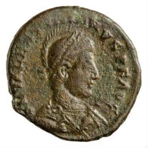 Münze, Aes 2, 25. August 383 bis 28. August 388 n. Chr.
