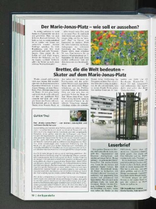Der Marie-Jonas-Platz - Wie soll er aussehen?