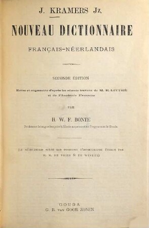Nouveau dictionnaire ..., 1
