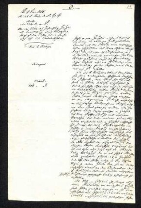 Handschriftliches Schreiben