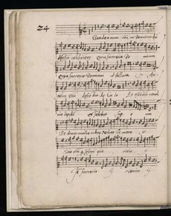 24. Gaudeamus omnes in domino