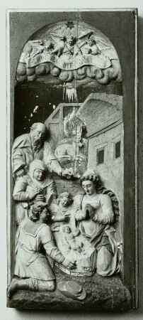 Christi Geburt (Rest eines Schnitzaltars)