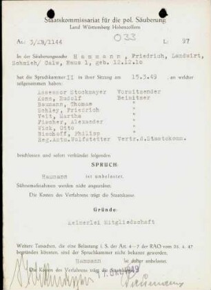 Hammann, Friedrich