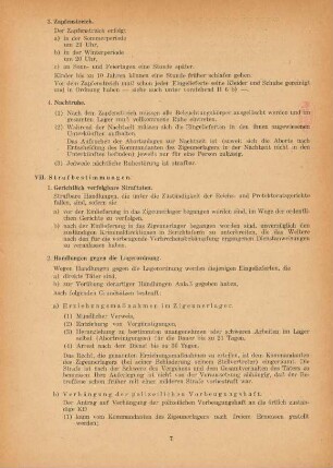 VII. Strafbestimmungen