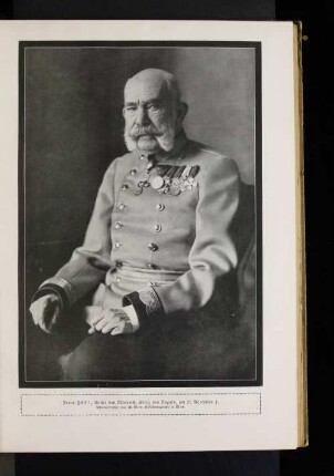 Franz Josef I., Kaiser von Österreich, König von Ungarn, am 21. November +.