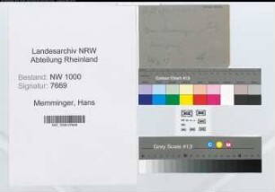 Entnazifizierung Hans Memminger, geb. 14.11.1901 (Postsekretaer)