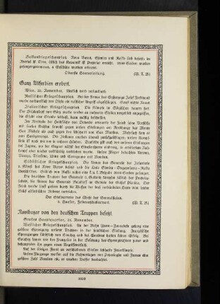 Novibazar von den deutschen Truppen besetzt.