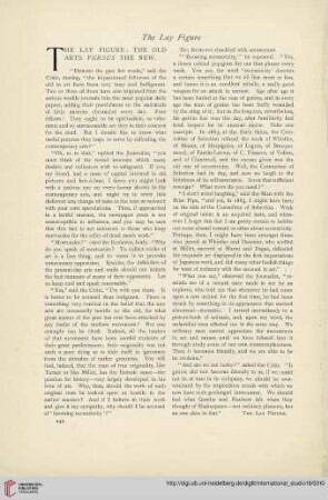 The lay figure: the old art versus the new